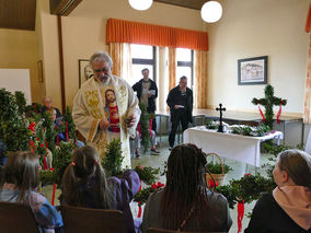 Palmsonntag in St. Crescentius - Beginn der Heiligen Woche (© Karl-Franz Thiede)